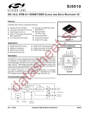 SI5010-B-GM datasheet  